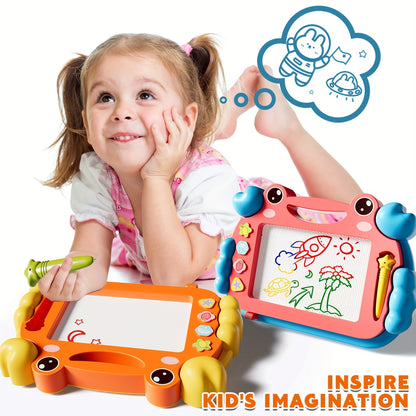 2 Tablettes Magiques Crabe 🦀 pour Enfants – Dessin Effaçable, Stylos Colorés