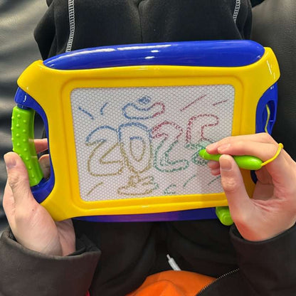 🐣 Ardoise Magique Enfant 2025 – Tableau de Dessin Effaçable Coloré | Idée Cadeau Halloween Nouvel An | Jouet Paysage action