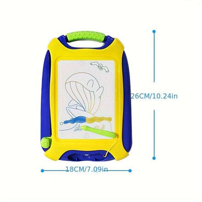 🐣 Ardoise Magique Enfant 2025 – Tableau de Dessin Effaçable Coloré | Idée Cadeau Halloween Nouvel An | Jouet dimension