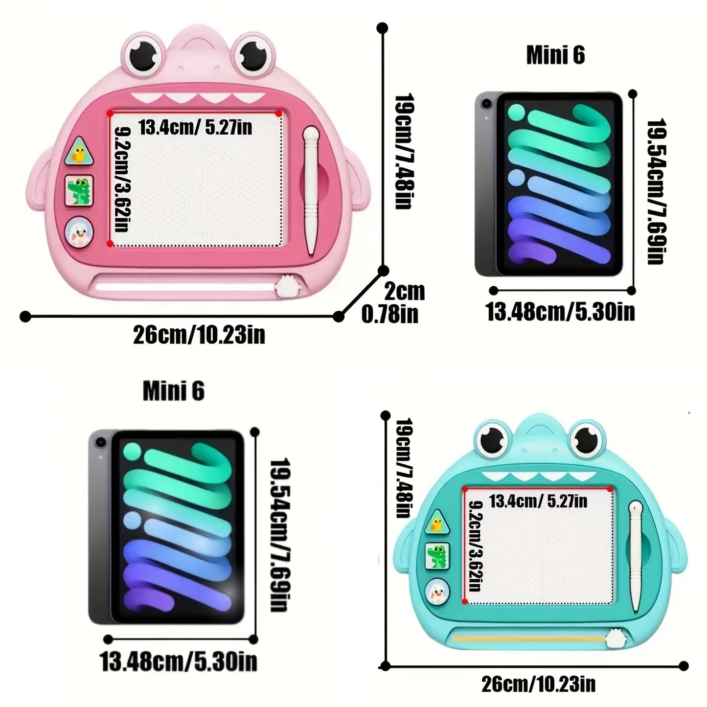 Ardoise Magique Enfant Monstre – Tableau Magnétique Créatif | Jeu Éducatif et Cadeau Original pour Filles & Garçons - Ardoise Magique