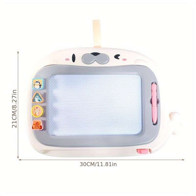 Ardoise Magique Enfant Réutilisable avec 4 Tampons – Jouet Créatif Effaçable | Idée Cadeau Noël 🎄Ludique et Éducative - Ardoise Magique