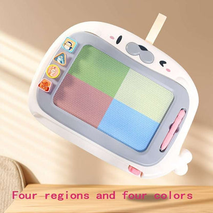 Ardoise Magique Enfant Réutilisable avec 4 Tampons – Jouet Créatif Effaçable | Idée Cadeau Noël 🎄Ludique et Éducative - Ardoise Magique