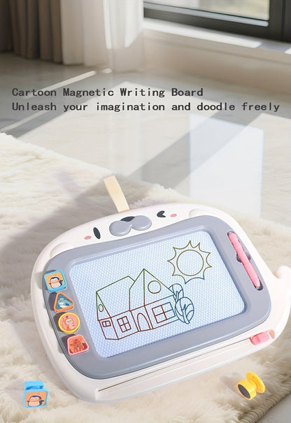 Ardoise Magique Enfant Réutilisable avec 4 Tampons – Jouet Créatif Effaçable | Idée Cadeau Noël 🎄Ludique et Éducative - Ardoise Magique