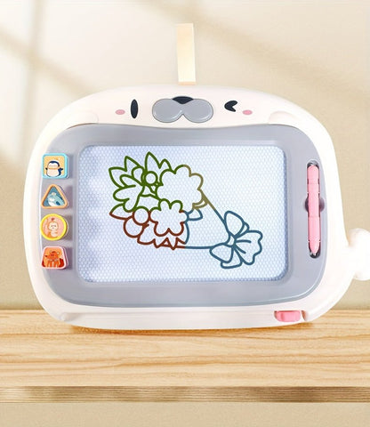 Ardoise Magique Enfant Réutilisable avec 4 Tampons – Jouet Créatif Effaçable | Idée Cadeau Noël 🎄Ludique et Éducative - Ardoise Magique