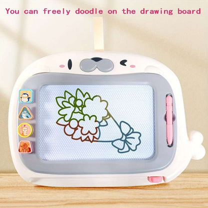 Ardoise Magique Enfant Réutilisable avec 4 Tampons – Jouet Créatif Effaçable | Idée Cadeau Noël 🎄Ludique et Éducative - Ardoise Magique