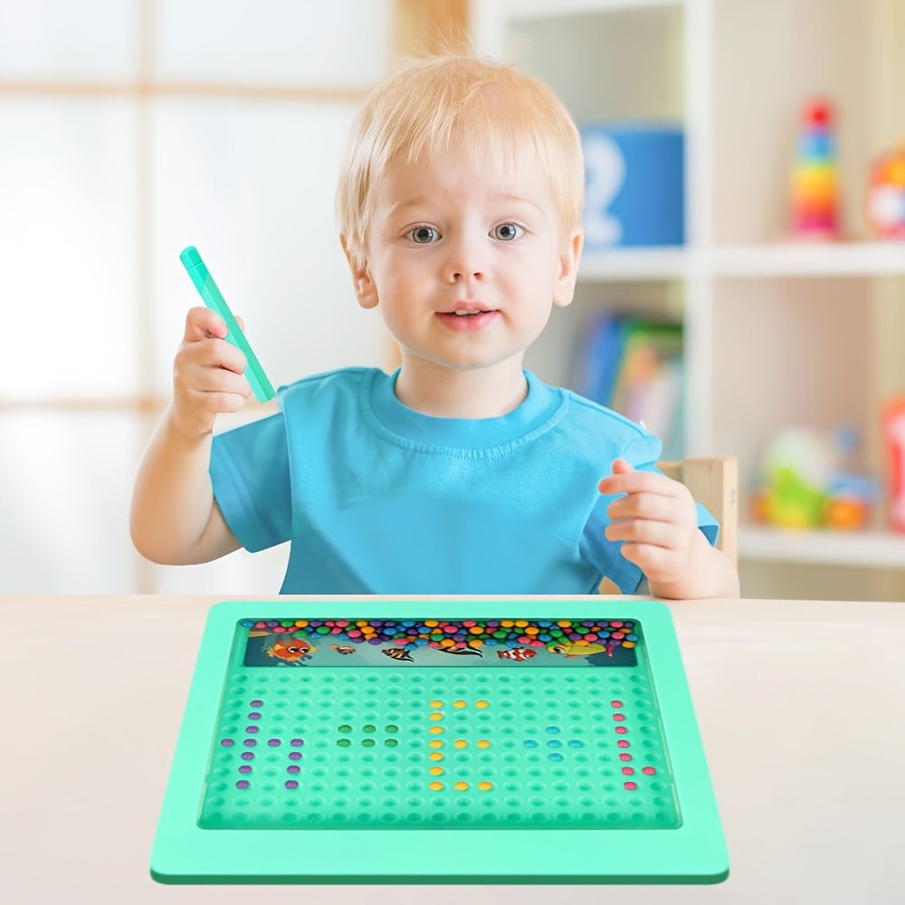 Tableau Magnétique à Dessin pour Enfants – Jouet Sensoriel et Éducatif dès 3 Ans | Ardoise Magnétique Réutilisable – Cadeau Créatif pour Filles et Garçons - Ardoise Magique