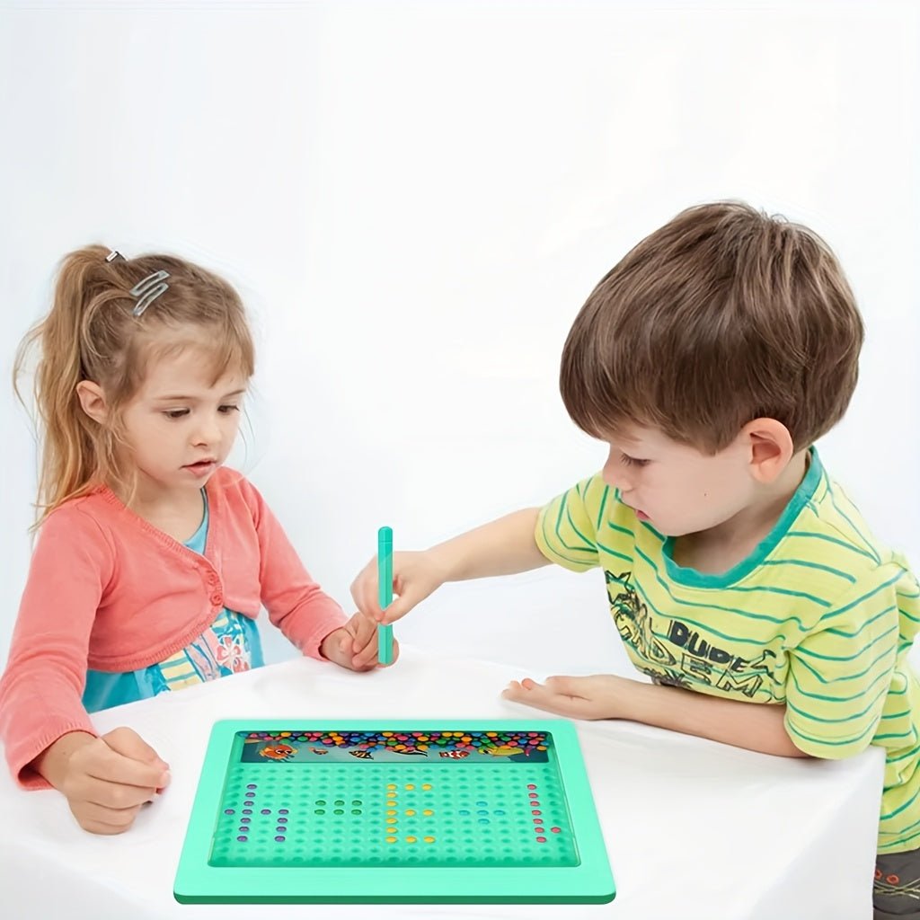 Tableau Magnétique à Dessin pour Enfants – Jouet Sensoriel et Éducatif dès 3 Ans | Ardoise Magnétique Réutilisable – Cadeau Créatif pour Filles et Garçons - Ardoise Magique