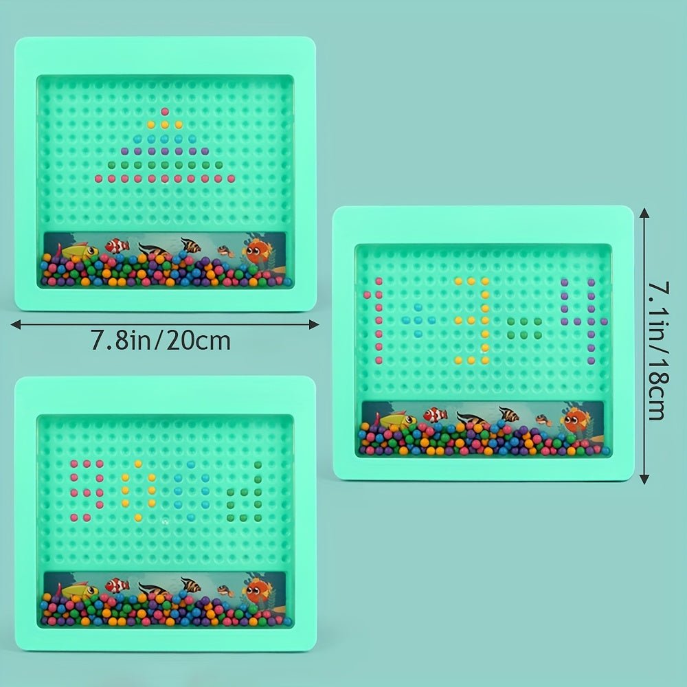 Tableau Magnétique à Dessin pour Enfants – Jouet Sensoriel et Éducatif dès 3 Ans | Ardoise Magnétique Réutilisable – Cadeau Créatif pour Filles et Garçons - Ardoise Magique