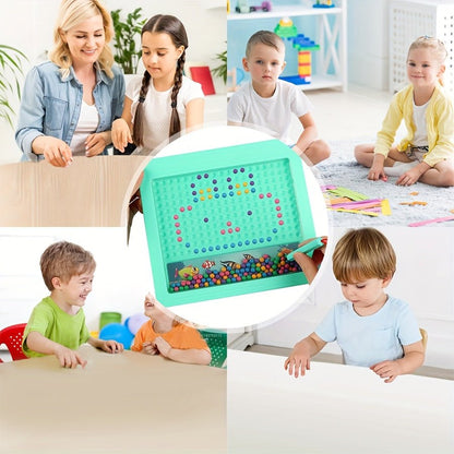 Tableau Magnétique à Dessin pour Enfants – Jouet Sensoriel et Éducatif dès 3 Ans | Ardoise Magnétique Réutilisable – Cadeau Créatif pour Filles et Garçons - Ardoise Magique