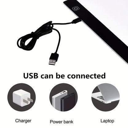 Tablette Lumineuse à LED – Planche à Dessin 3 Niveaux de Luminosité avec 12 Stylos Colorés | Idéale pour Croquis, Animation, Modèles & Tableau de Messages - Ardoise Magique